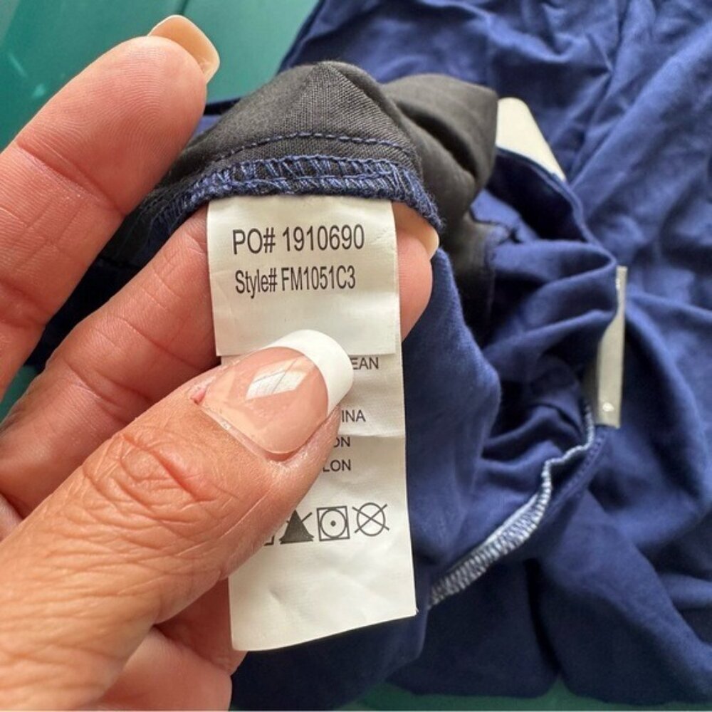 Indigo Rein Paper Bag Crop Navy Blue Women's Pants Size 9 - Picture 11 of 12